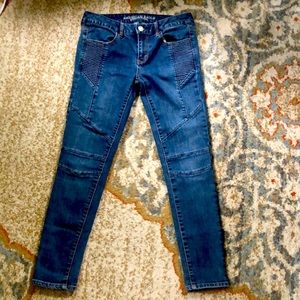 American Eagle Outfitters Moto Detail Jeggings 6